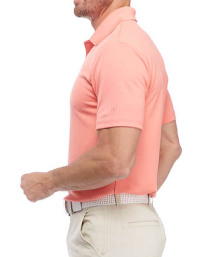  Pro Tour® Solid Textured Polo Shirt